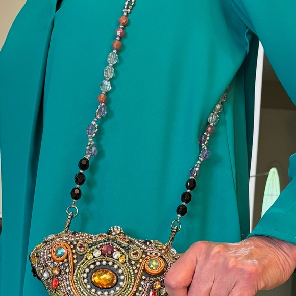 Mary Frances Multicolor Beaded Crossbody